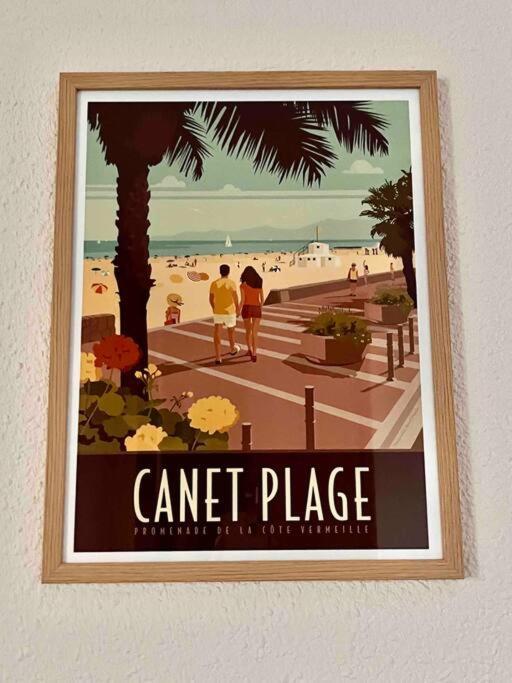 Studio Cote Plage Tout Equipe Vue Sur Le Canigou كانيه المظهر الخارجي الصورة